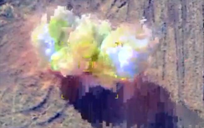 Düşmənin daha bir zirehli tank bölməsi darmadağın edildi -