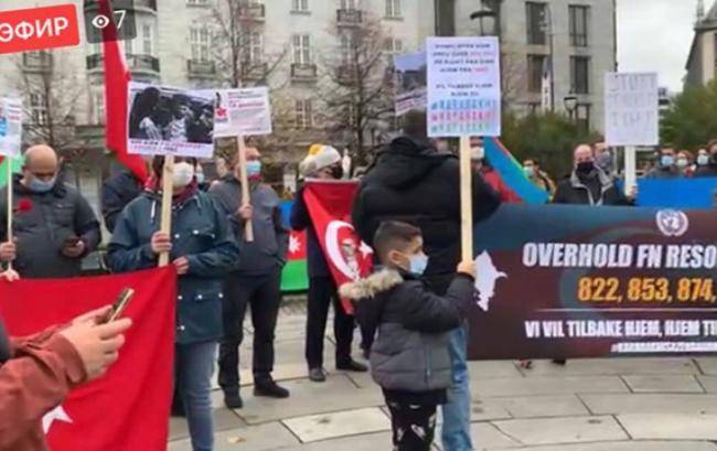 Osloda erməni terroruna etiraz aksiyası keçirilib