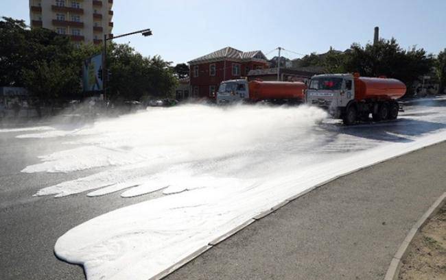 Bakıda 552 küçə dezinfeksiya edildi -