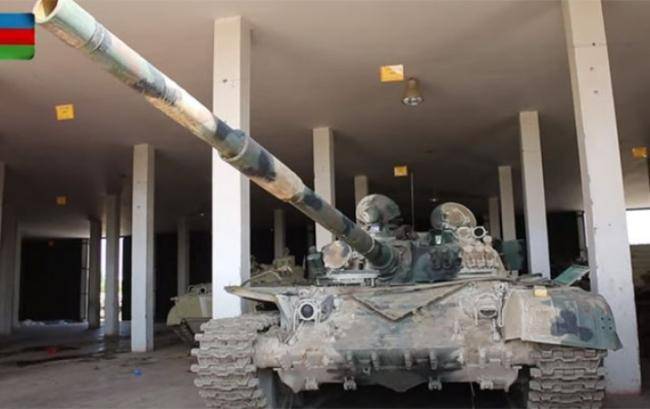 Düşməndən əldə olunan yeni hərbi qənimətlərin -