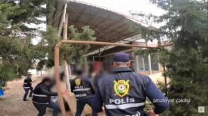 Leş ət satan “At Elçin”in saxlanılma görüntüləri - Xəbər şəkili