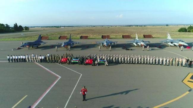 Türkiyənin F-16 təyyarələri Azərbaycana gəlib -