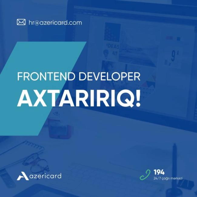 Frontend developer vakansiyası