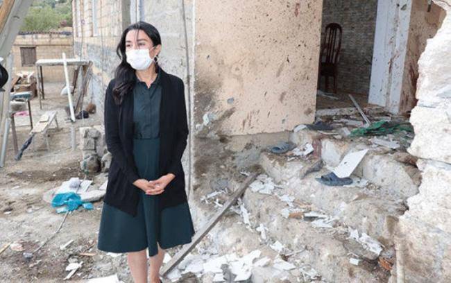 Ombudsman ermənilərin atəşə tutduğu bölgədə -