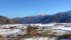 Kəlbəcər rayonunun Zar kəndindən videoreportaj -