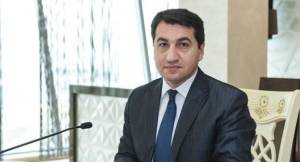 Hikmət Hacıyev ermənilərin saxtakarlığını ifşa etdi -