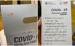 Apteklərdə satılan COVID-19 müalicə paketi barədə