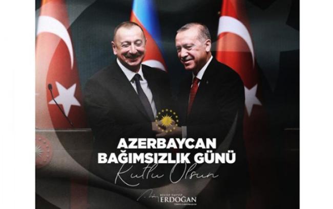 Ərdoğan Azərbaycanı belə təbrik etdi