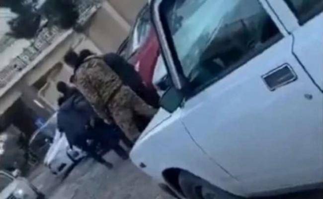 Bakıda qazilərlə şəhid ailəsi əlbəyaxa oldular -