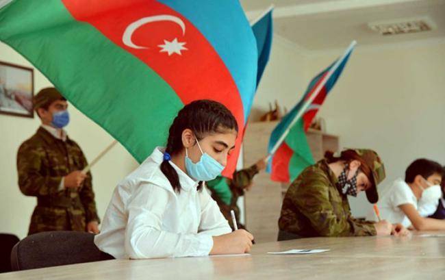 Şagirdlərdən əsgərlərə dəstək aksiyaları... -