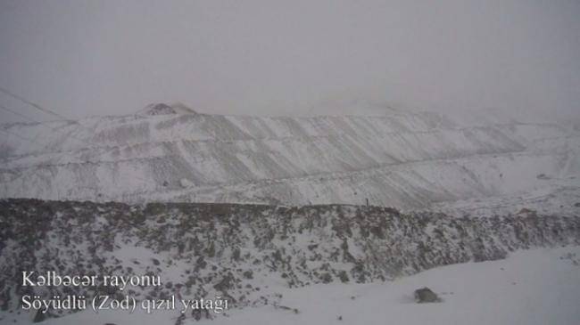 Kəlbəcərin Zod qızıl yatağının g&ouml;r&uuml;nt&uuml;ləri - 