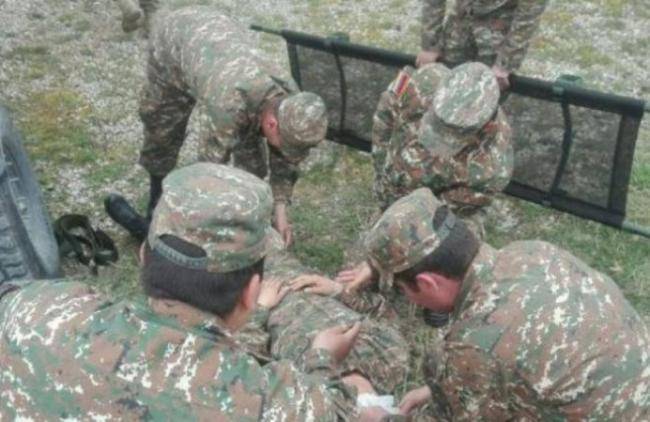 Hadrudda təxribat törədən 3 erməni hərbçisi yaralandı