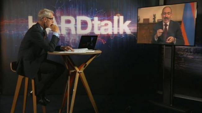 Paşinyanın BBC-də biabır olduğu müsahibəsi Azərbaycan dilində -