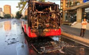 Bakıda daha bir “BakuBus” yandı