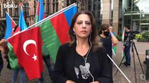 Niderlanddakı azərbaycanlılar ordumuza dəstək aksiyası keçiriblər -