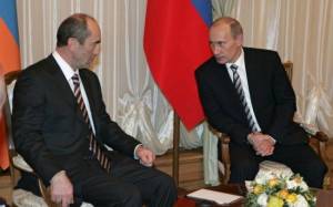 Putinlə Ko&ccedil;aryan Ermənistandakı vəziyyəti m&uuml;zakirə etdi Xəbər şəkili