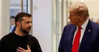 Tramp və Zelenski telefonu danışığı aparır