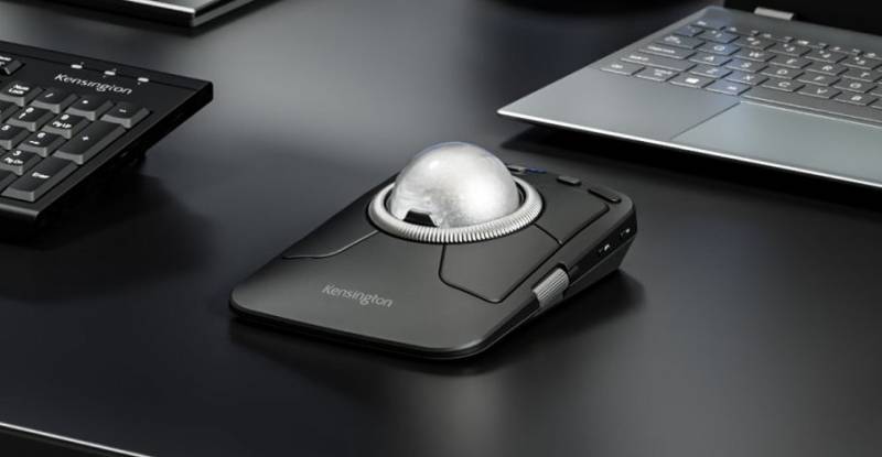 Kensington Expert Mouse TB800 EQ Simsiz Trekbolu Təqdim Etdi: Üç Fırlatma Çarxı ilə Yeni Görünüş