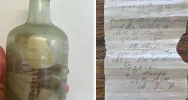 100 il əvvəl yazılan məktub tapıldı