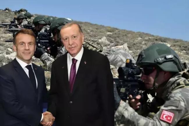 Prezident Ərdoğan bəyan etdi! Təklif Makrondan gəlib: "Əsgəri qüvvə göndərə bilərsinizmi?" Xəbər şəkili