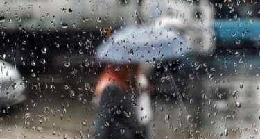 Bəzi ərazilərdə yağış yağır -Faktiki hava