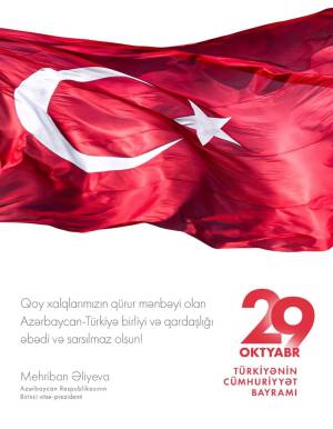 Mehriban Əliyeva paylaşım etdi Xəbər şəkili