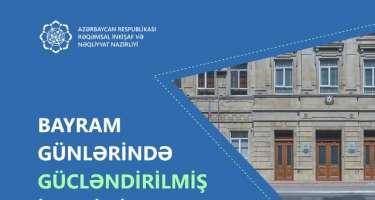 RİNN bayram günlərində gücləndirilmiş iş rejimində fəaliyyət göstərəcək