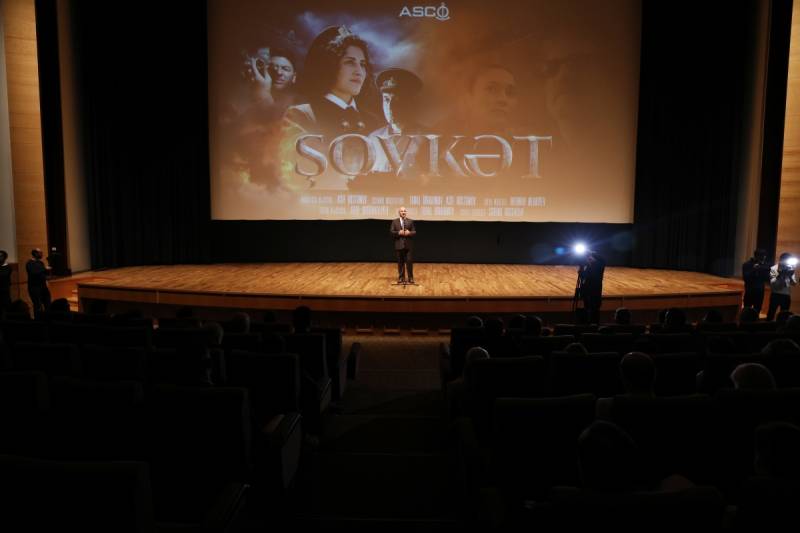 Azərbaycanın ilk qadın gəmi kapitanına həsr olunmuş “Şövkət” filmi təqdim edilib (FOTO)