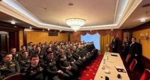 Rusiyada təhsil alan azərbaycanlı hərbi qulluqçularla görüş keçirildi Xəbər şəkili