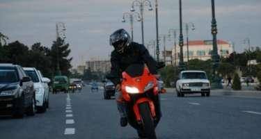 Avtoxuliqanlıq edən motosiklet sürücüsü həbs olundu