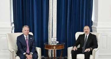 Vaşinqtonda İlham Əliyevin Stiv Uitkoff ilə görüşü oldu