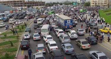 Sürücülərin nəzərinə -Bu yollarda tıxac yarandı