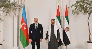 Azərbaycan lideri ilə BƏƏ Prezidenti arasında telefon danışığı oldu