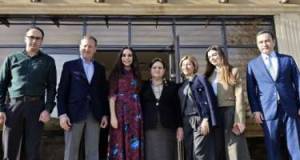 Leyla Əliyeva ən böyük dairəvi xalça ilə tanış oldu Xəbər şəkili