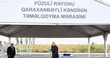 Prezident İlham Əliyev Füzuliyə getdi