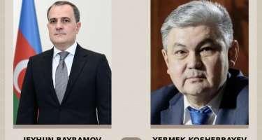Ceyhun Bayramov Qazaxıstanın xarici işlər nazirini təbrik edib Xəbər şəkili