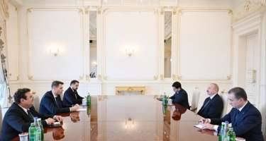 İlham Əliyev Rumıniya Parlamenti Senatının sədrini qəbul etdi