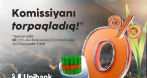 Unibankdan son çərşənbə aksiyası: Komissiyasız kredit!