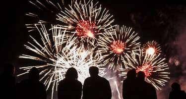 Xankəndidə atəşfəşanlıq oldu