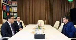 Fərid Qayıbov Avropa Badminton Konfederasiyasının prezidentini qəbul etdi Xəbər şəkili