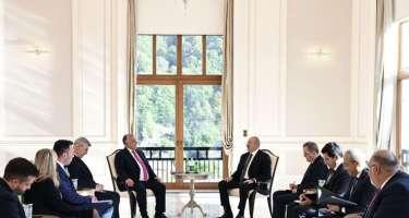 Prezident Qəbələdə Macarıstanın Baş naziri ilə görüşüb Xəbər şəkili
