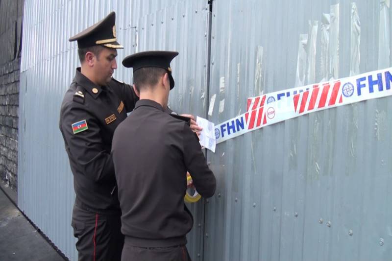 FHN yanğın təhlükəli zavodun fəaliyyətini dayandırıb - VİDEO