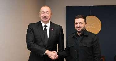 Zelenski İlham Əliyevə təşəkkür etdi Xəbər şəkili