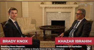 Ağ Ev Azərbaycanın ABŞ-dəki səfirinin müsahibəsini paylaşdı