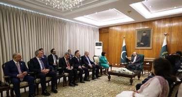 Pakistan Prezidenti Sahibə Qafarovanı qəbul etdi Xəbər şəkili