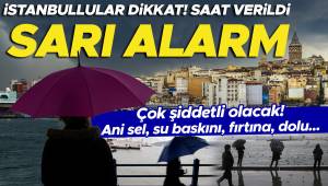 Meteorologiyadan İstanbul üçün Təcili Sarı Kod Xəbərdarlığı: Professor Şen Sel Təhlükəsi Barədə Saat Verdi