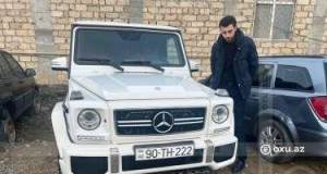 Qaydaları pozan "Gelandewagen" sürücüsü saxlanıldı