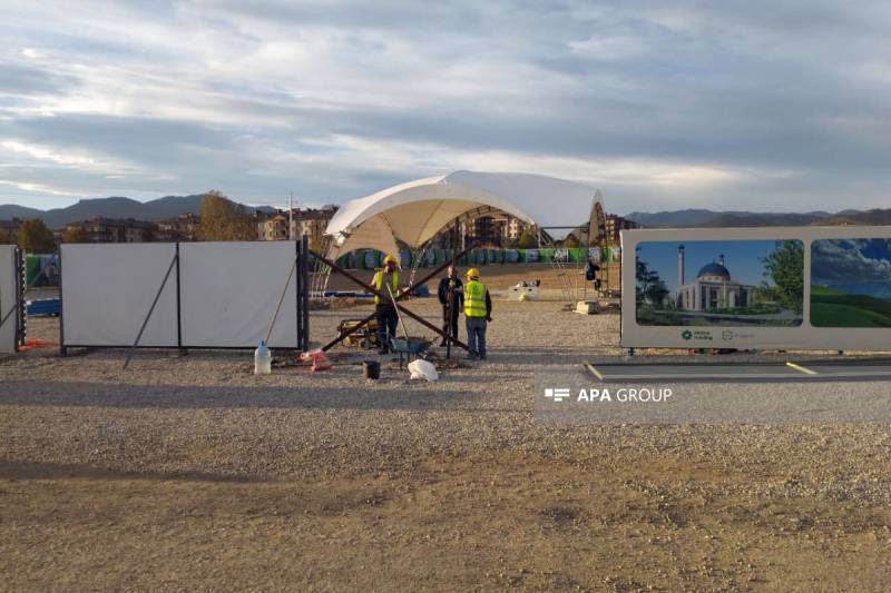 Cəbrayıl şəhər məscidində eyni vaxtda 615 nəfər ibadət edə biləcək - FOTO