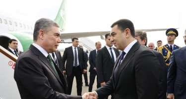 Türkmənistan Xalq Məsləhətinin sədri Azərbaycana gəldi Xəbər şəkili