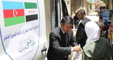 Azərbaycan Suriyada 1500 nəfərə yardım göstərib